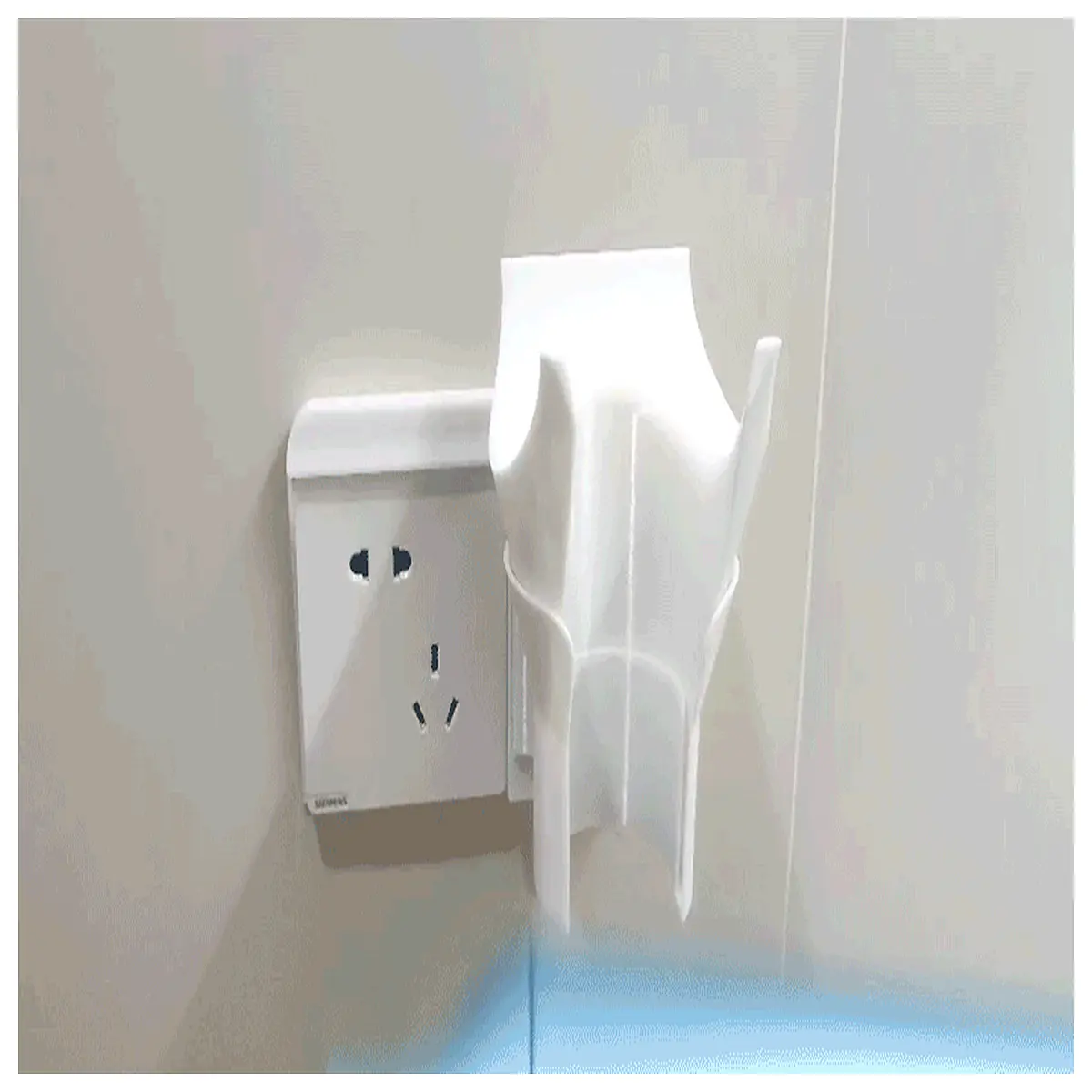hair dryer holder wall mount cordless storage rack bathroom organizer for styling tools