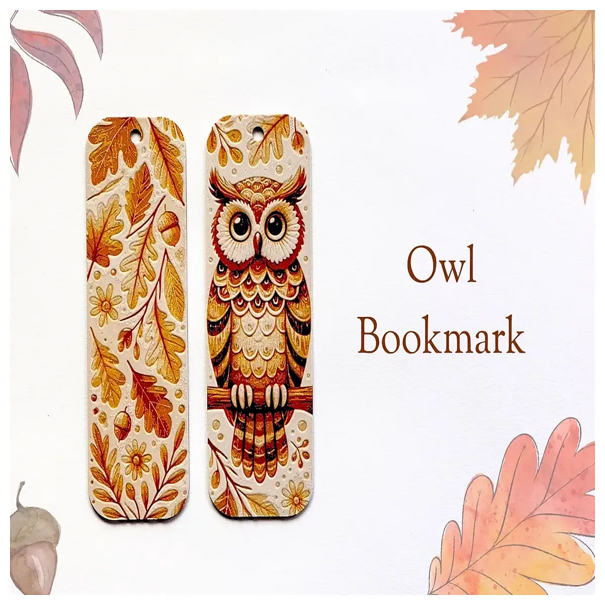 cute owl bookmark metal page marker reading students teachers library organization
