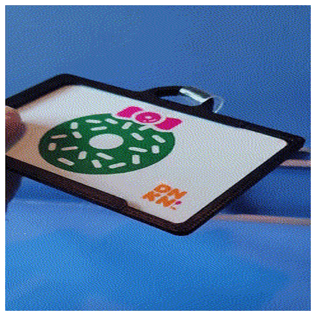double sided badge holder clear plastic id card sleeve with lanyard hole for work school access control