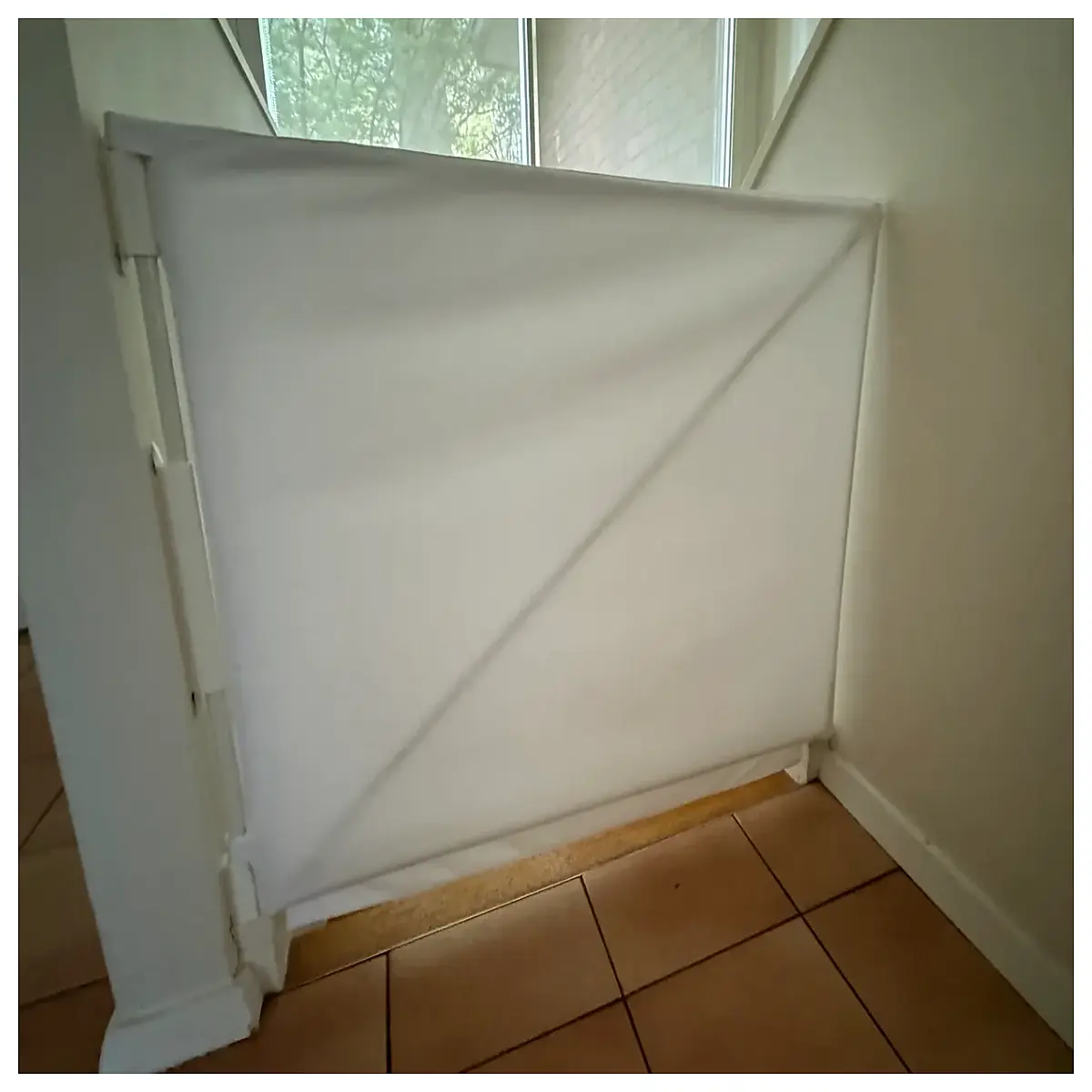 pet safety gate for dogs and cats removable baby fence no scratch metal barrier for stairs home indoor outdoor