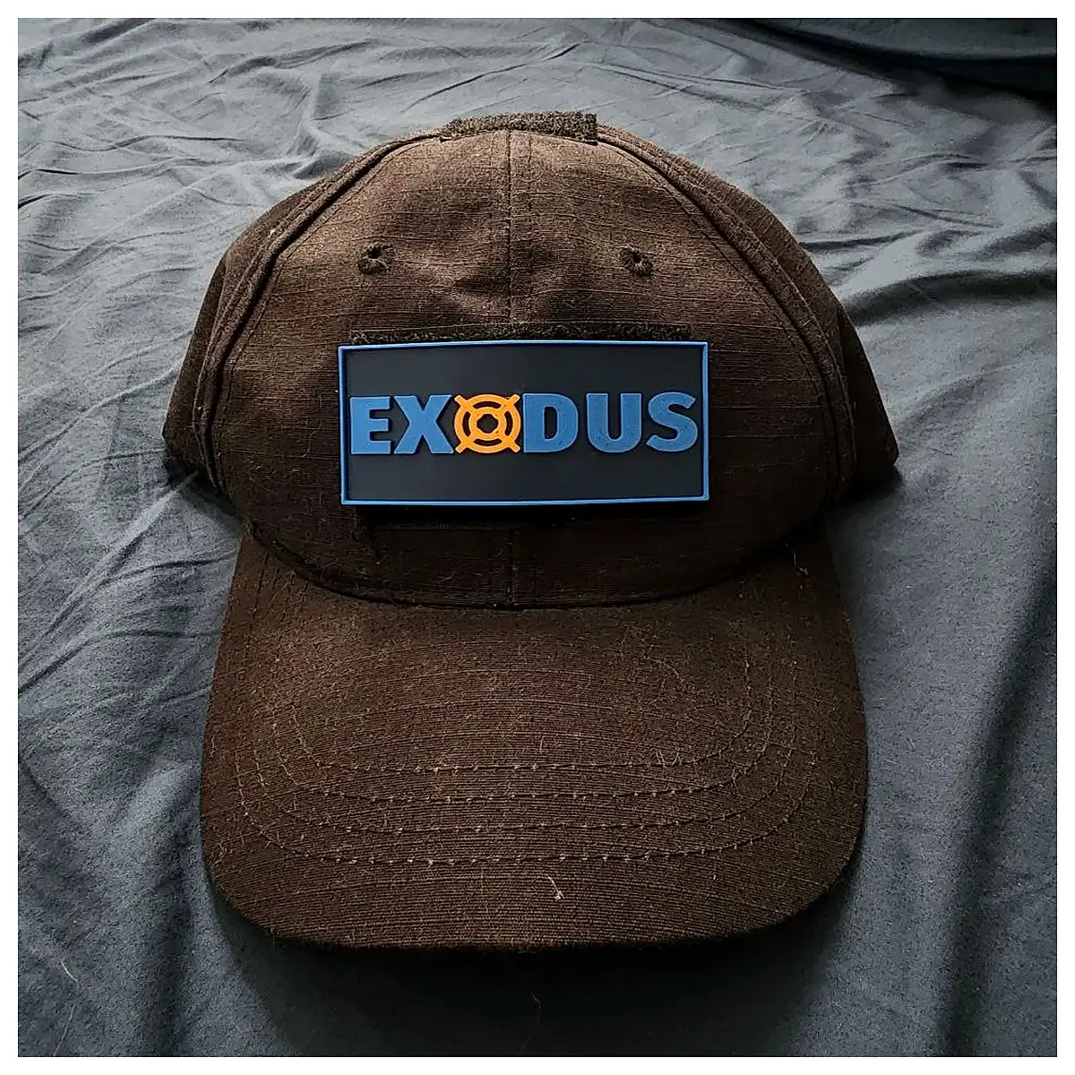 exodus team decal airsoft gear tactical patch morale embroidery back
