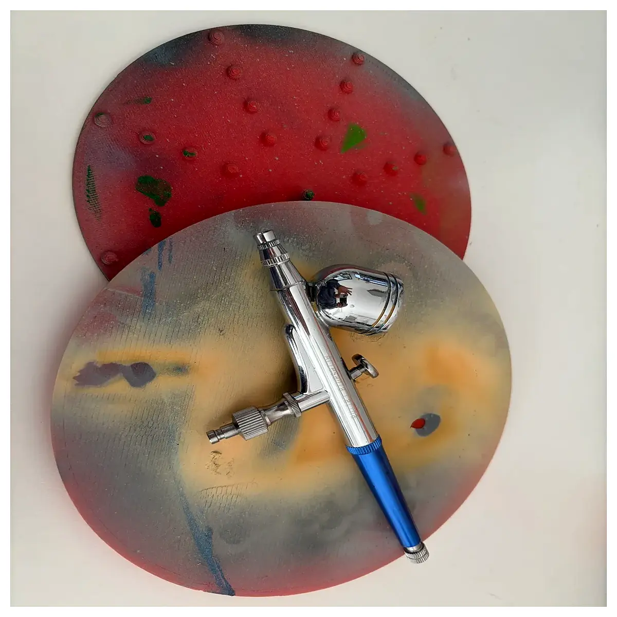 rotating paint turntable base for airbrushing 360 degree rotating for painting crafts and models