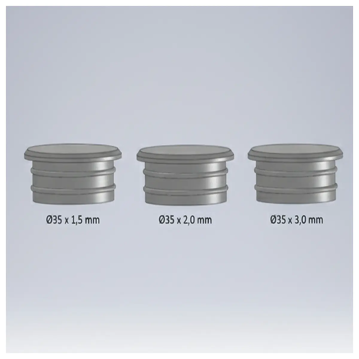round pipe plugs 35mm thick wall rubber stopper caps for industrial tubing drainage