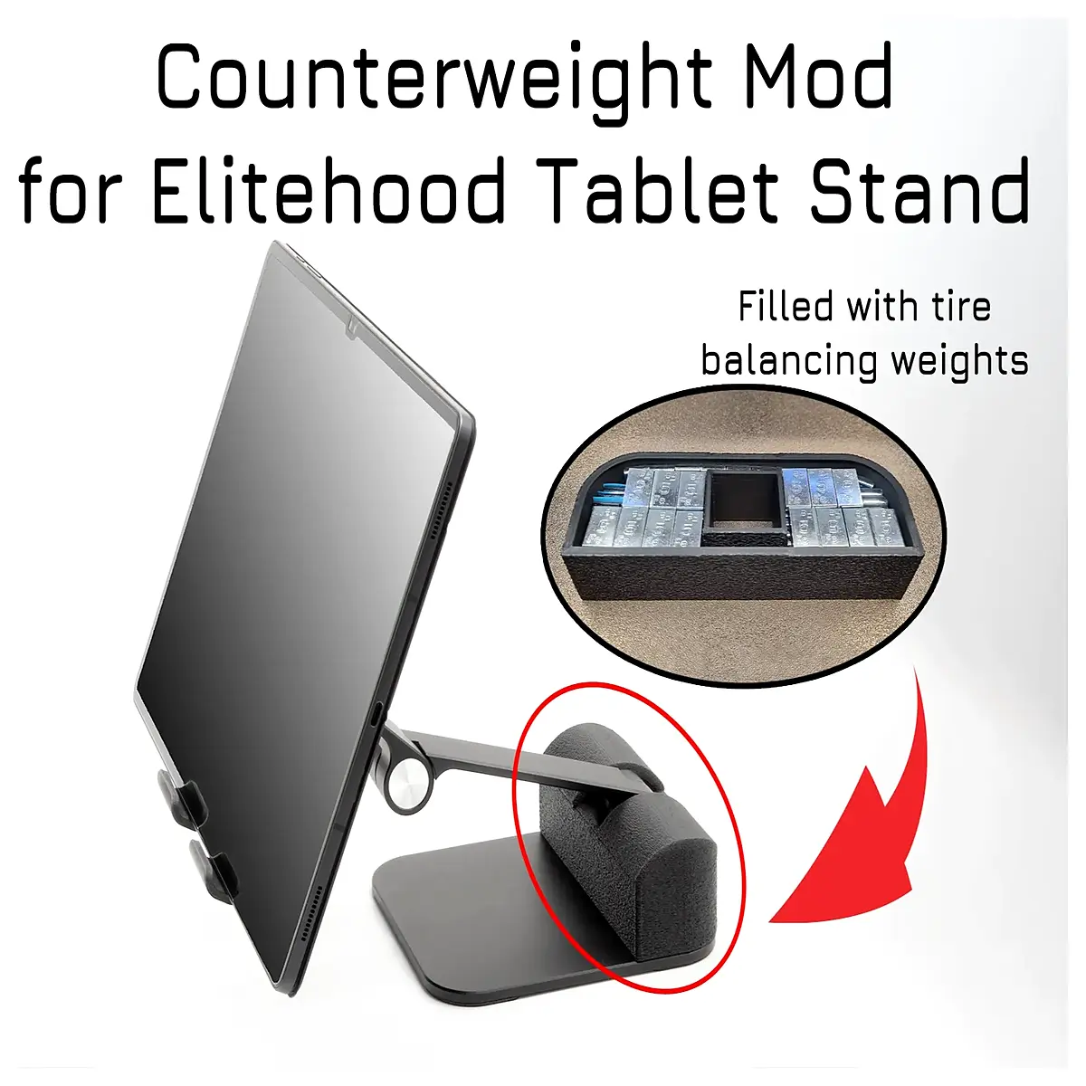 elitehood tablet counterweight upgrade mod balance weight accessory replacement parts