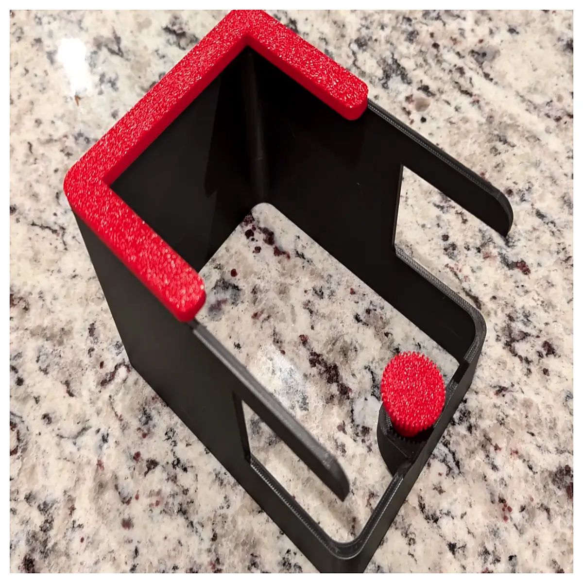 small desktop trash can clip on office desk organizer waste bin for home office computer accessories