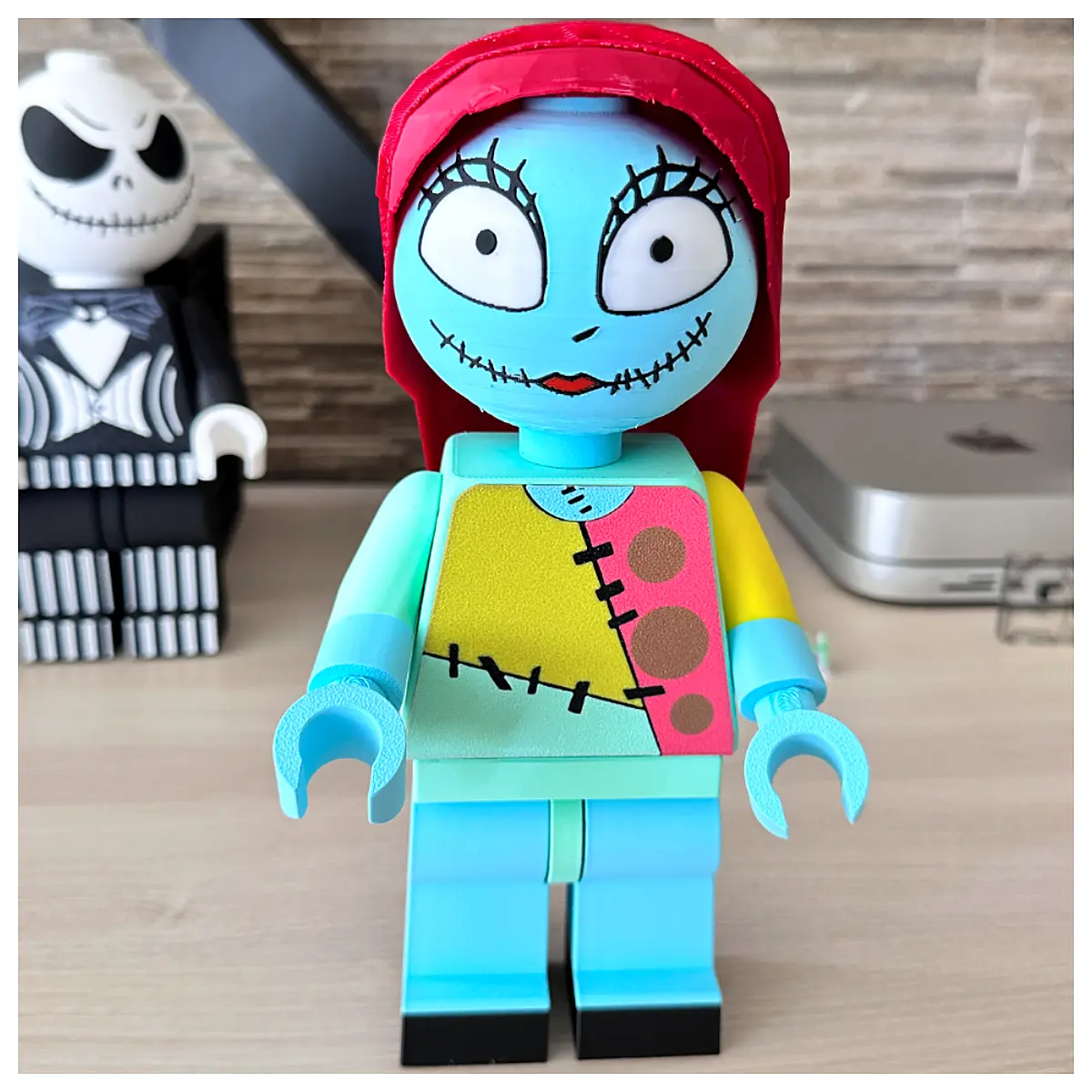 tim the nightmare before christmas jack skellington building blocks compatible bricks collectible toy for kids