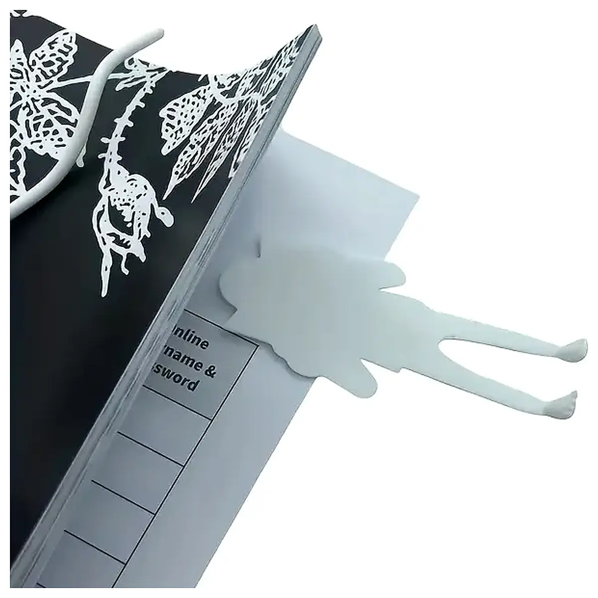 astronaut silhouette bookmark metal space explorer readers