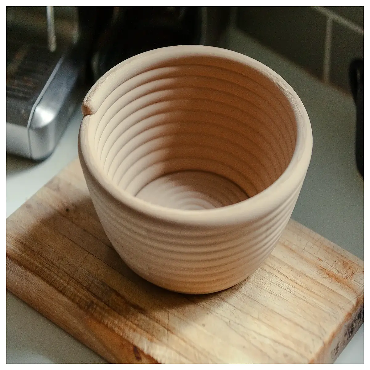 wooden banneton proofing basket thick walls pla lined artisan sourdough bread for home baking