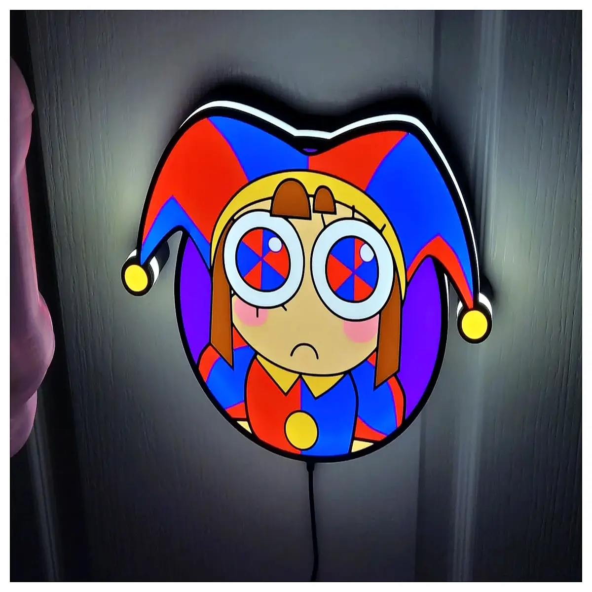 ragdoll pomni night box cartoon character desk for bedroom decor