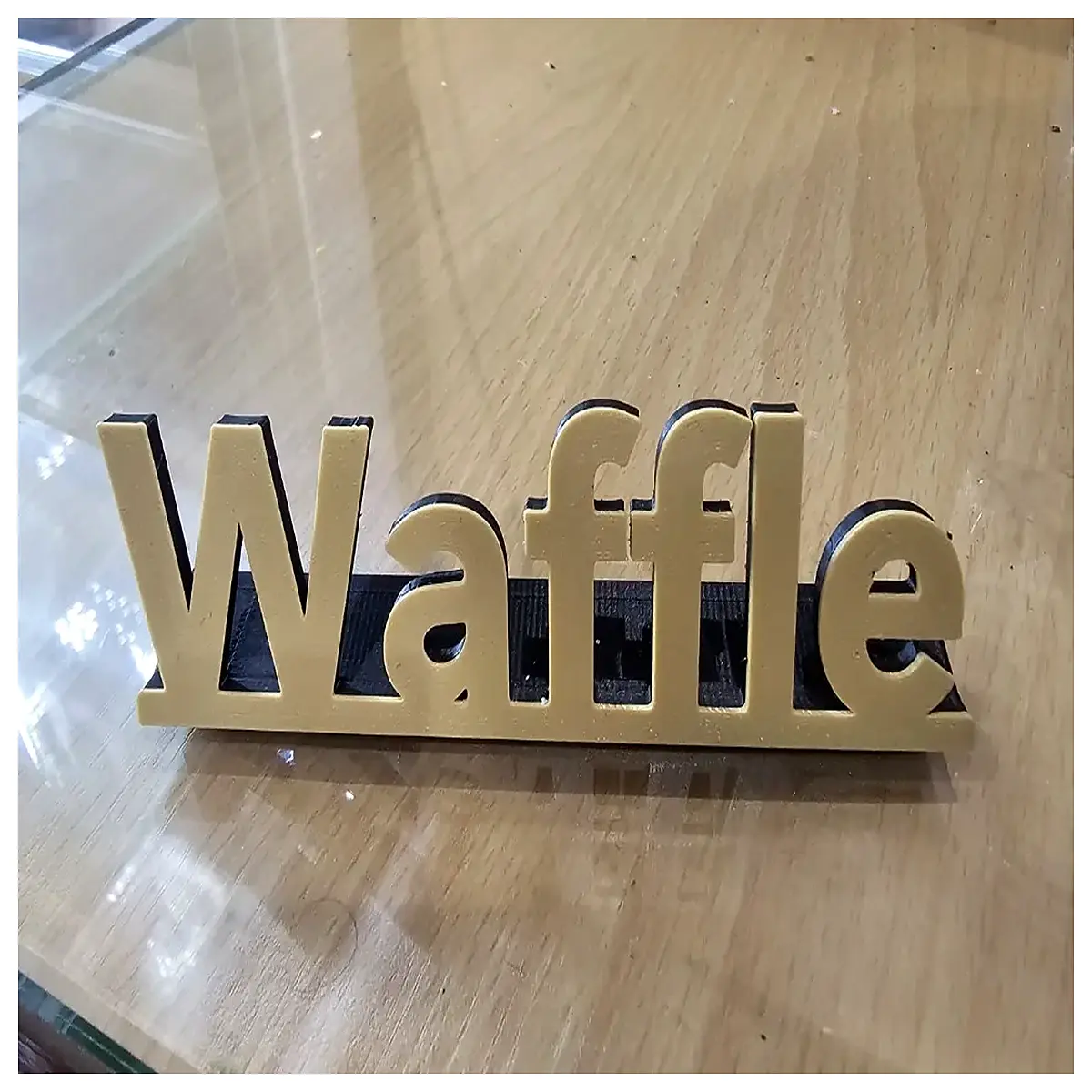 waffle cookie design vector illustration for bakery branding
