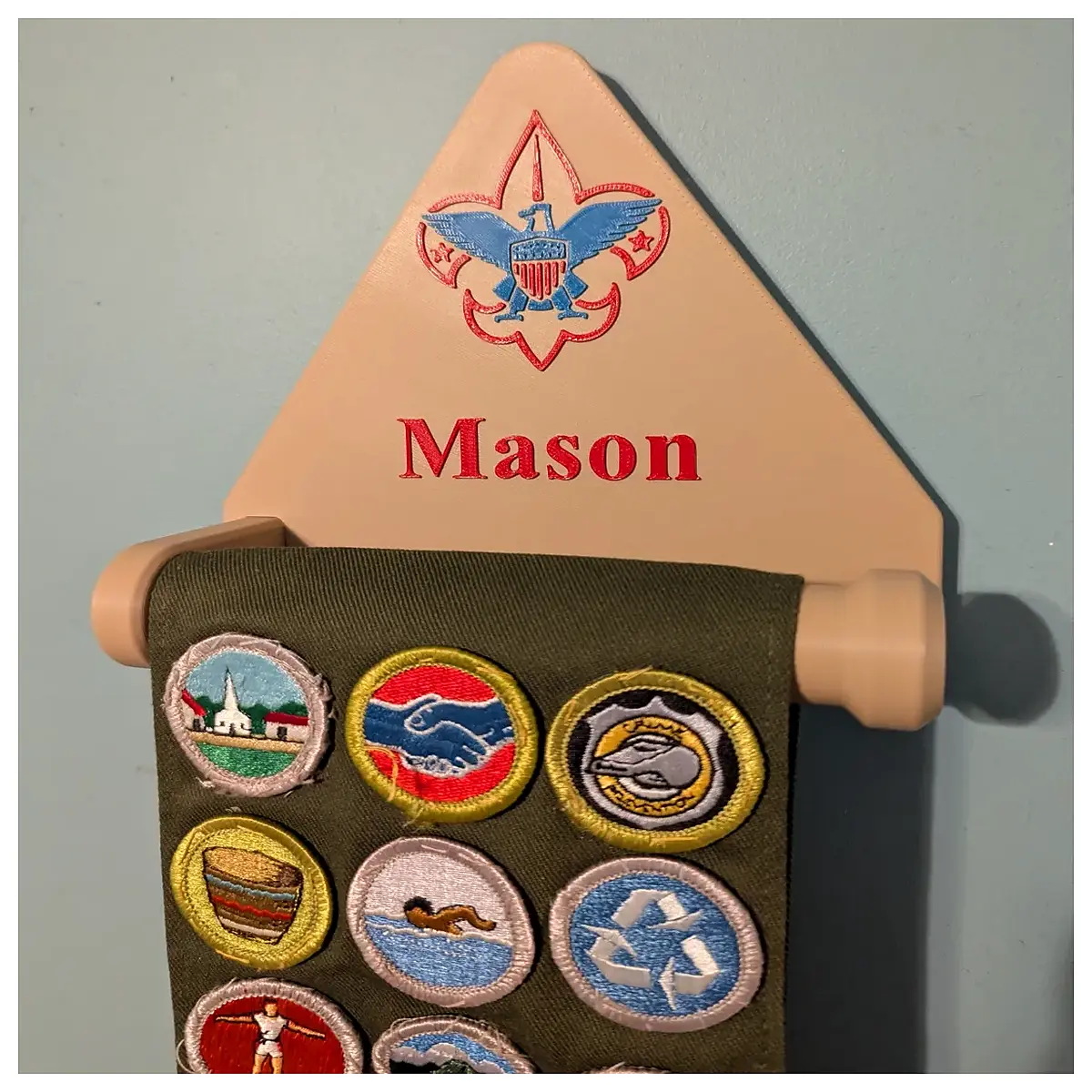 military medal ribbon wall mount holder for awards certificates organization