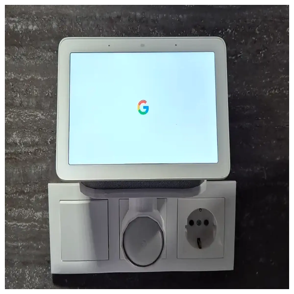 wall mount holder for home hub smart organizer cable management