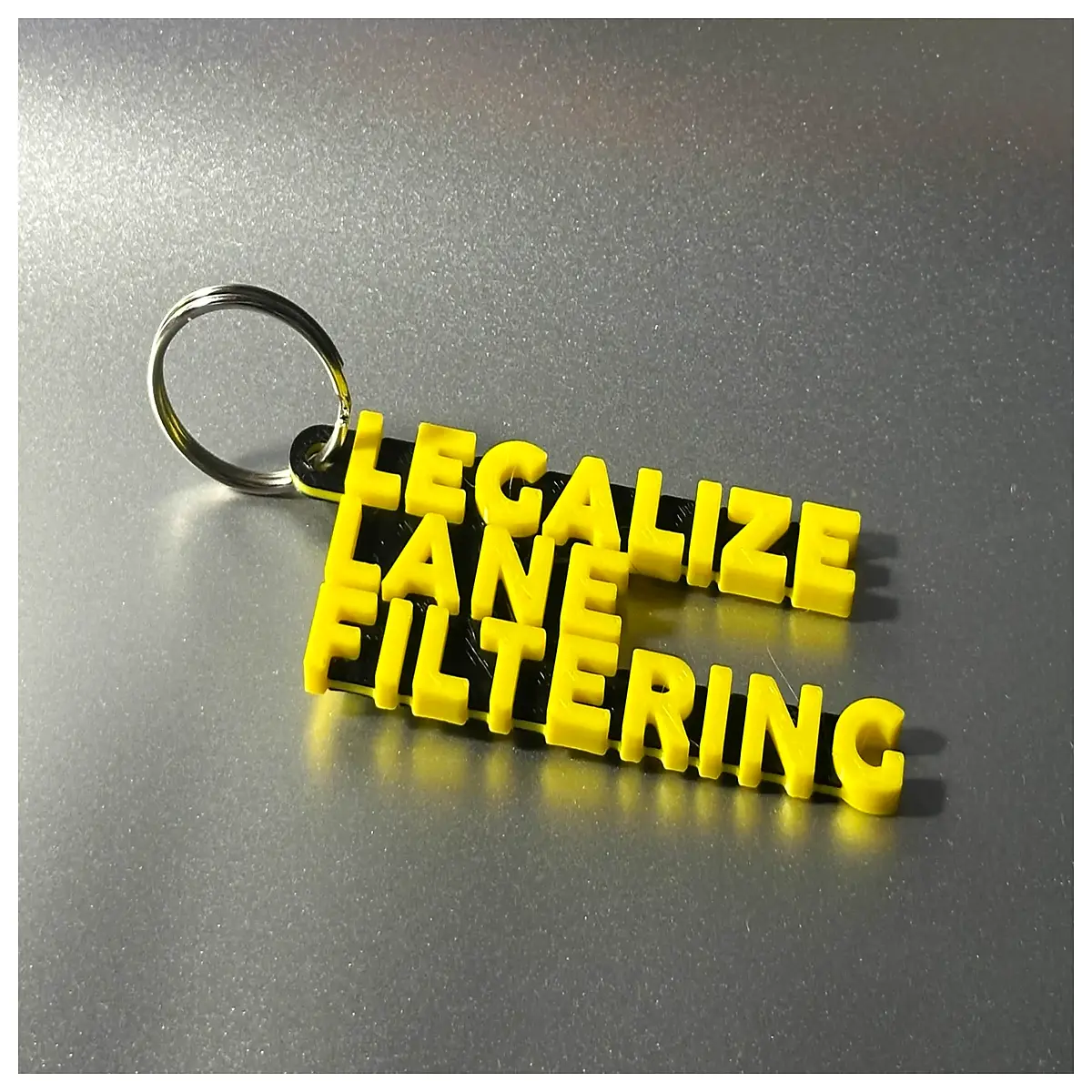 lane splitting law support keychain biker gear motorcycle riding accessories filter political riders