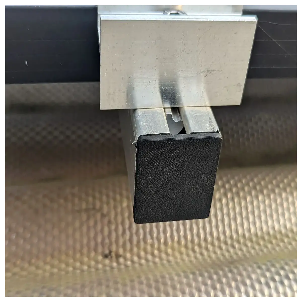 aluminum profile end caps for t slot rails plastic track covers extrusion finishing pieces
