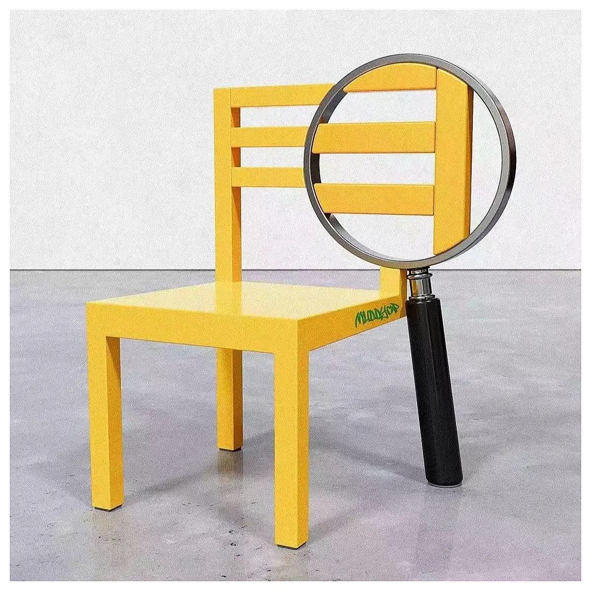 magnifying glass chair with built in lens for reading elderly safety seat magnifier large print support stool