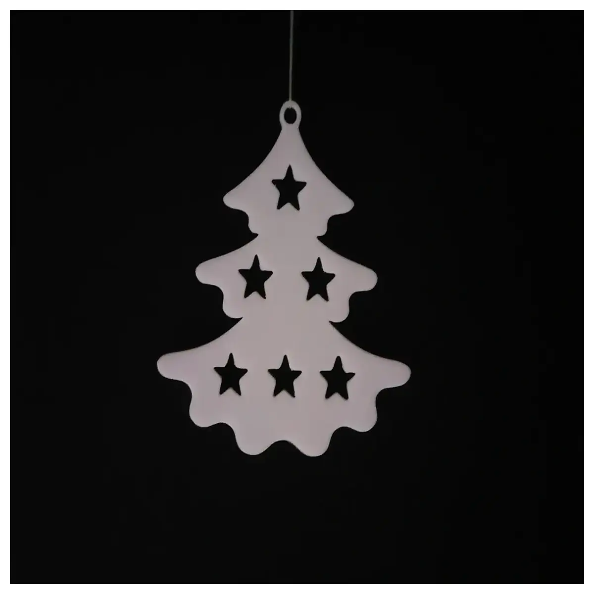gold star tree topper hanging ornament bauble xmas decoration for home office