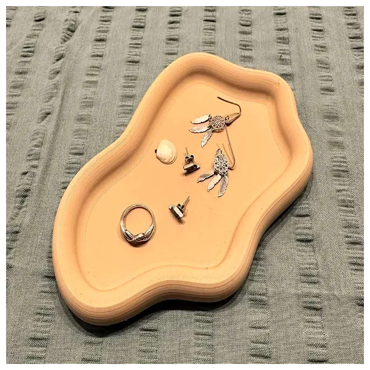 jewelry box with mirror velvet organizer for rings necklaces earrings storage case travel