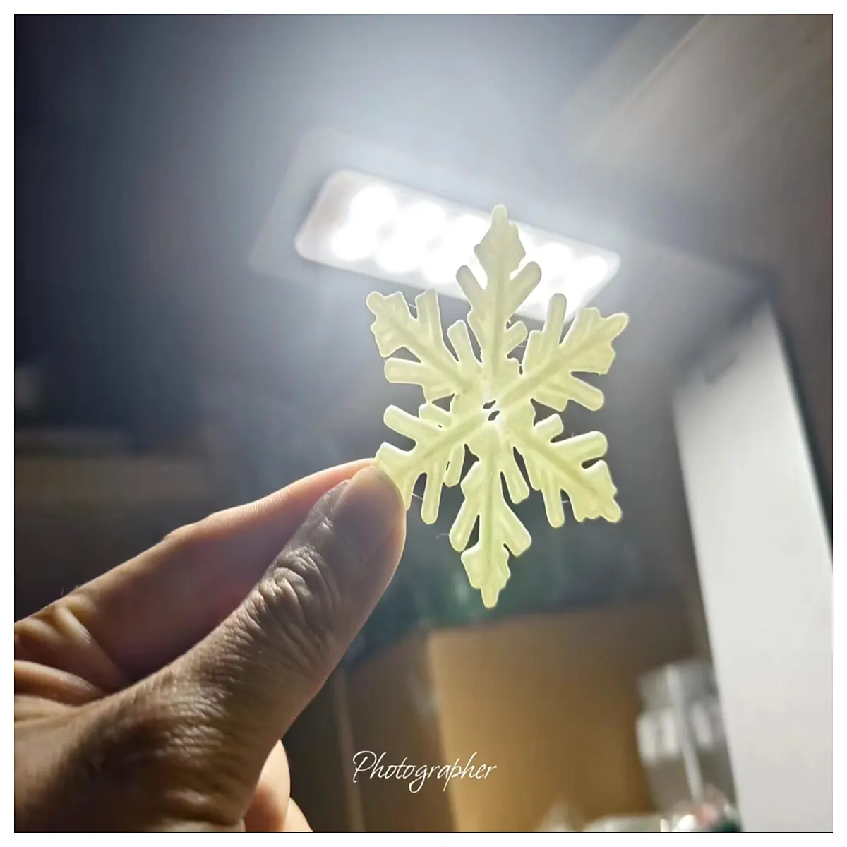 christmas snowflake ornaments hanging for tree decoration holiday party supplies winter wonderland decor