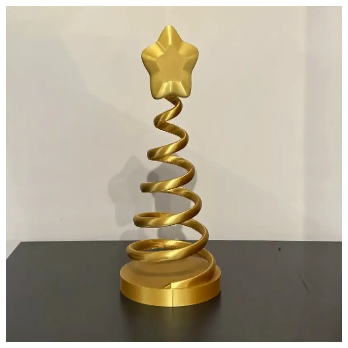 spiral christmas tree artificial small space decor