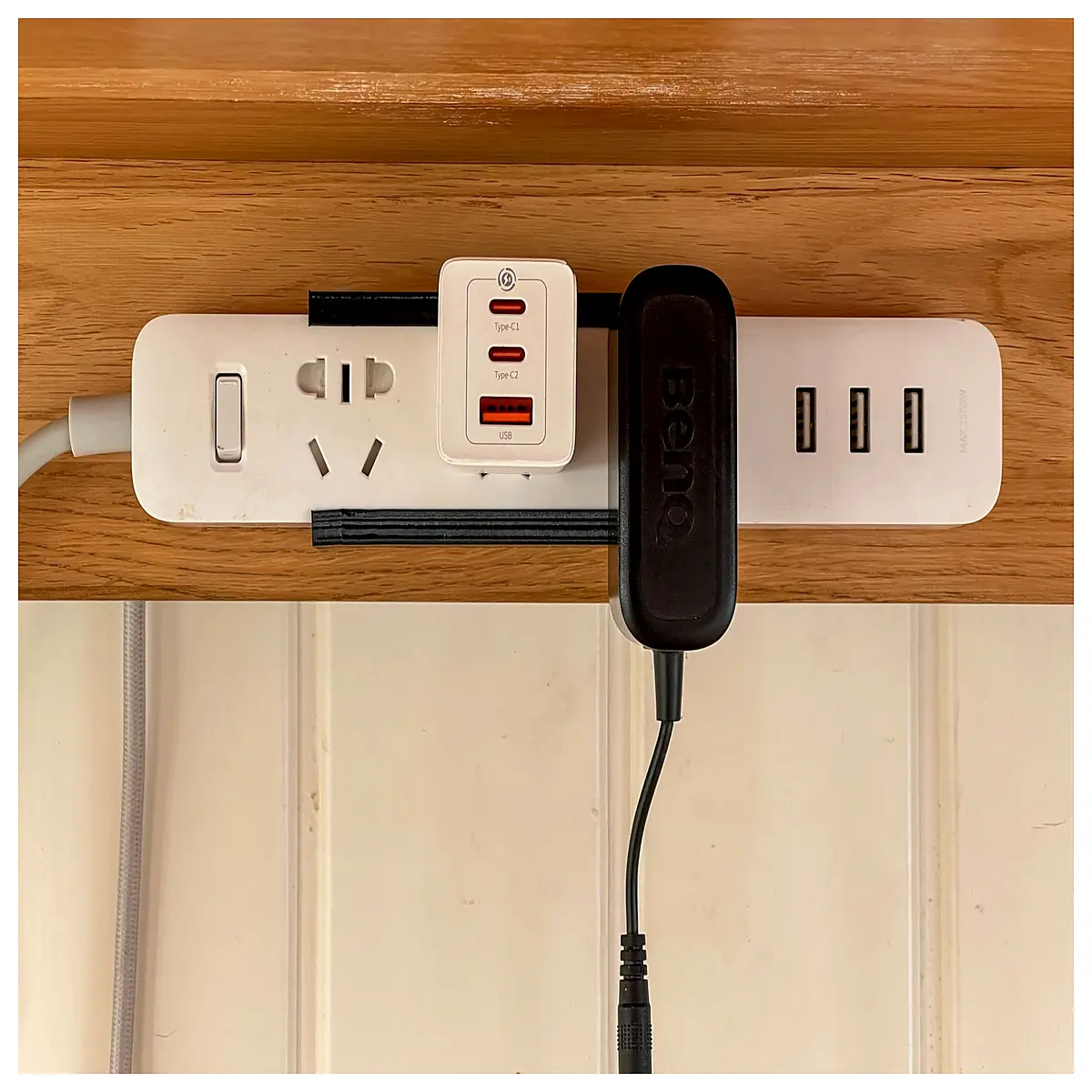smart plug wall mount holder bracket organizer cable management for mi home socket