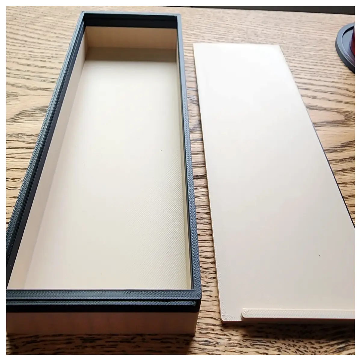 sliding lid storage box organizer for desk drawers small plastic container with cover