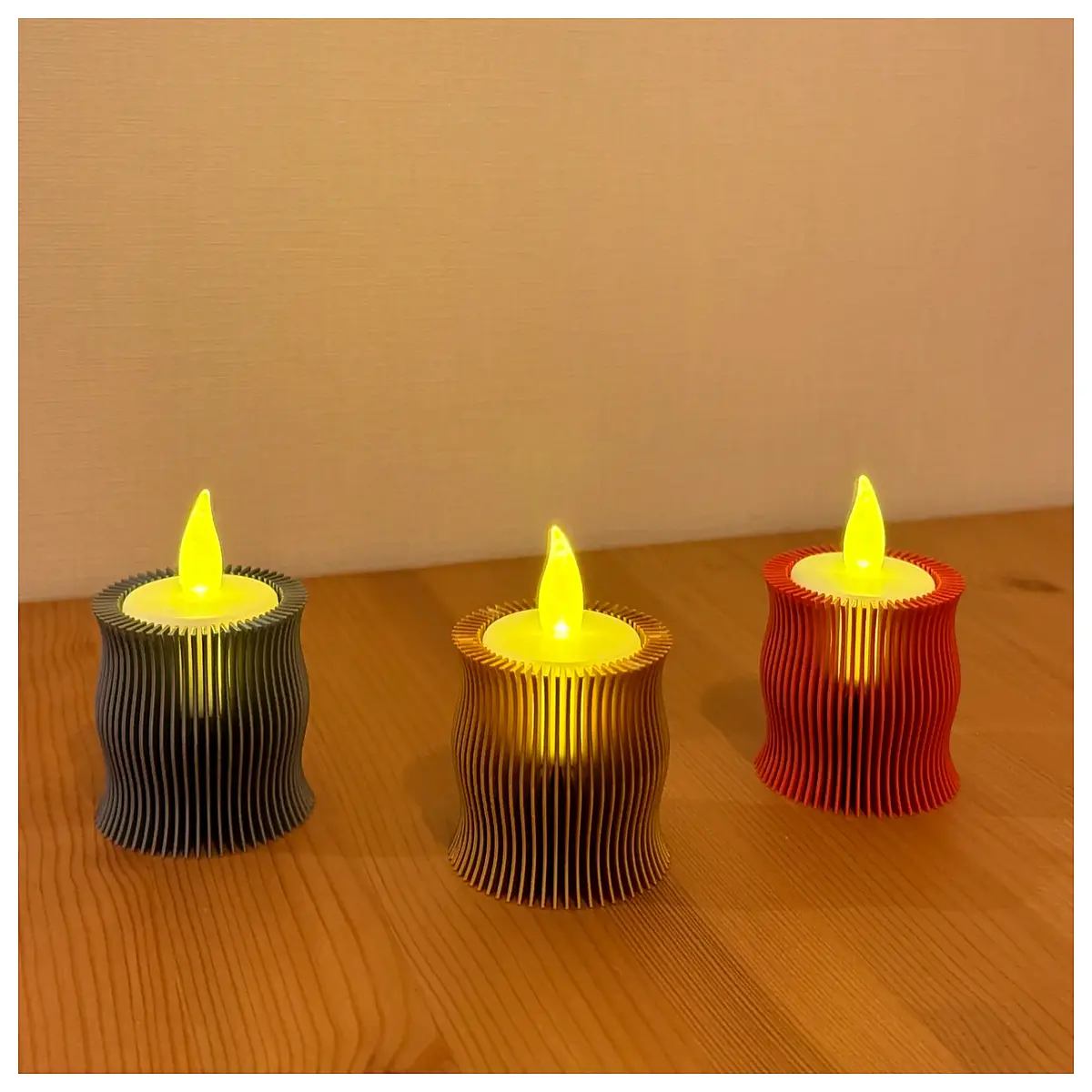 modern minimalist tea holder candlestick geometric metal table decor