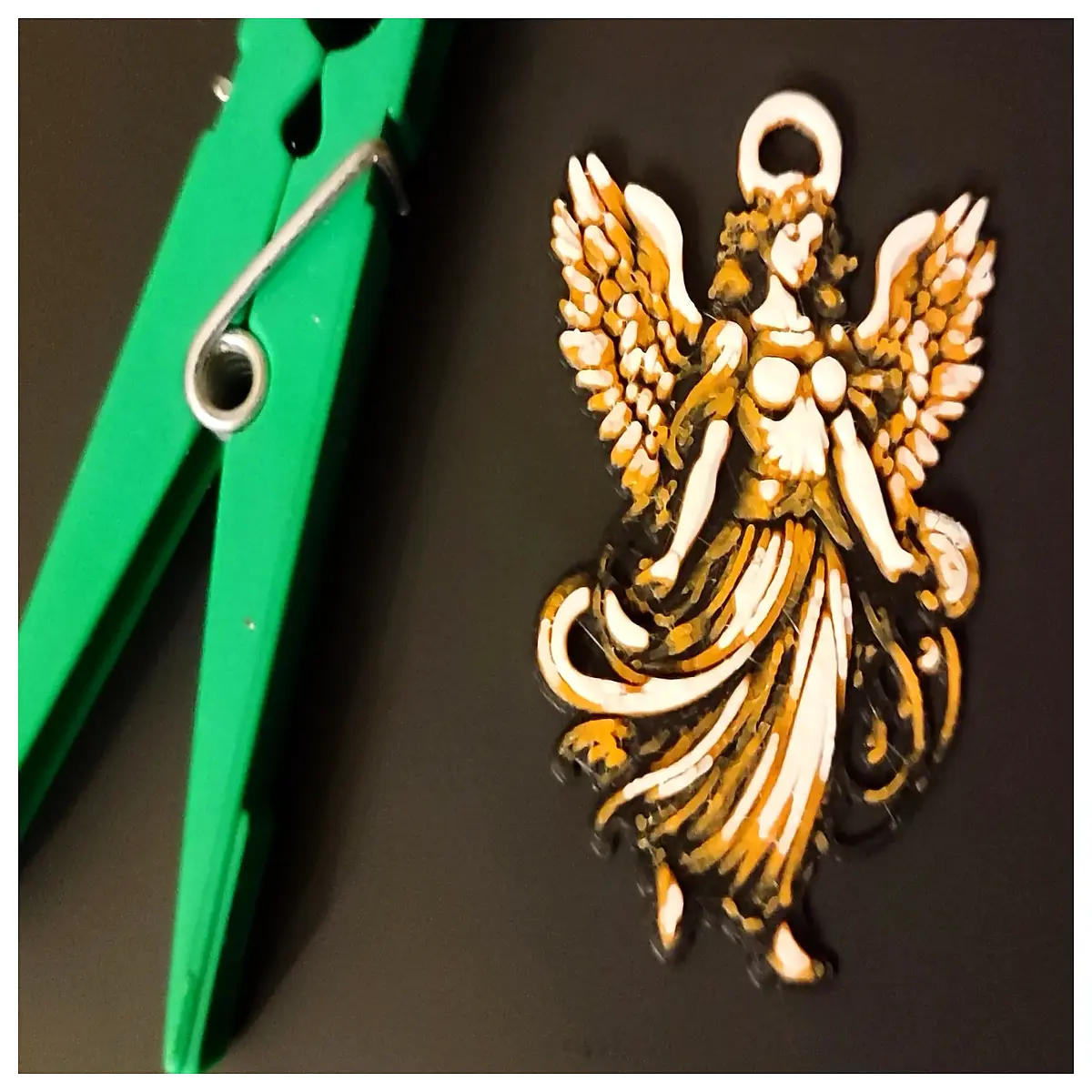 angel keychain charm for bag protection good luck gift