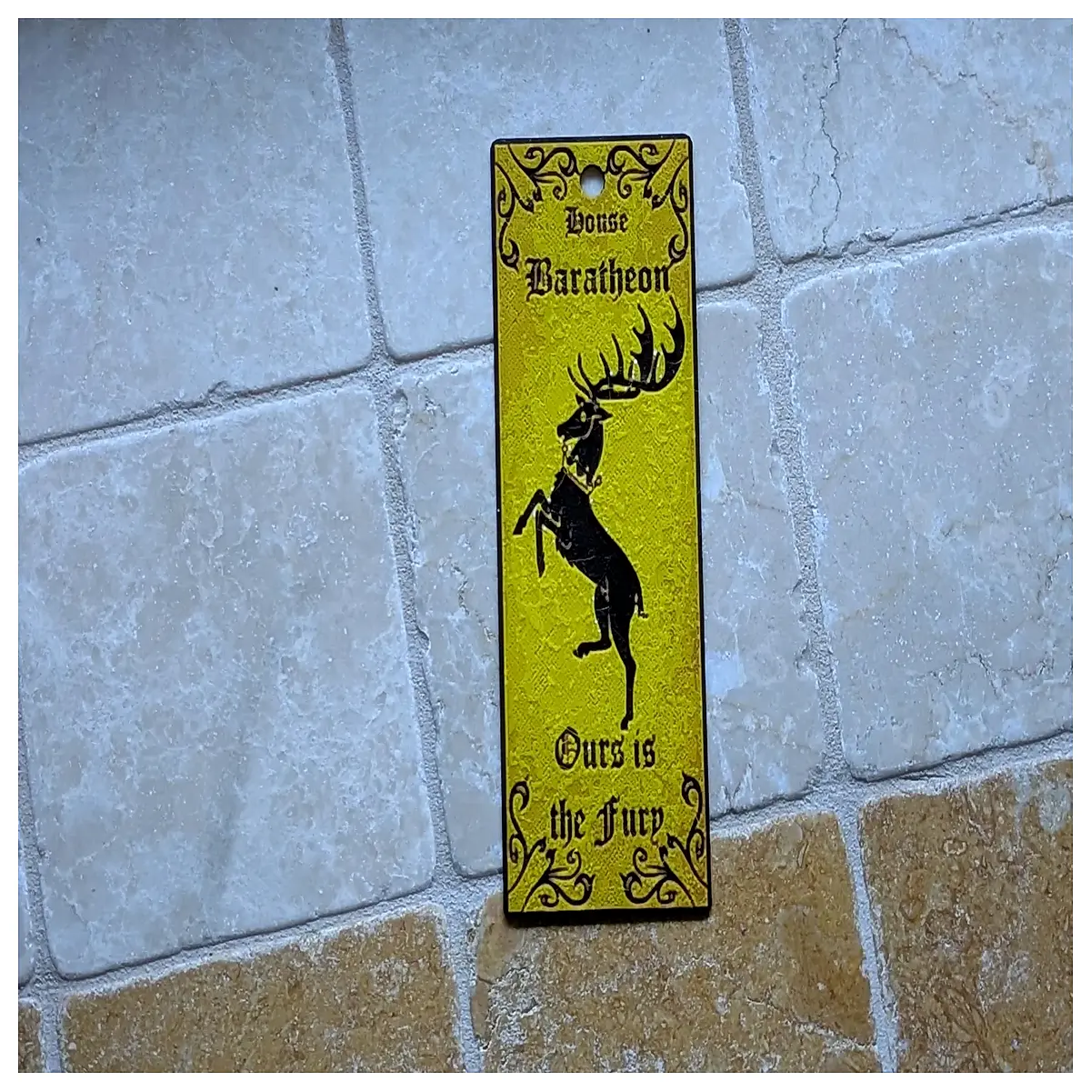 house velaryon bookmark metal dragon sigil reading fans