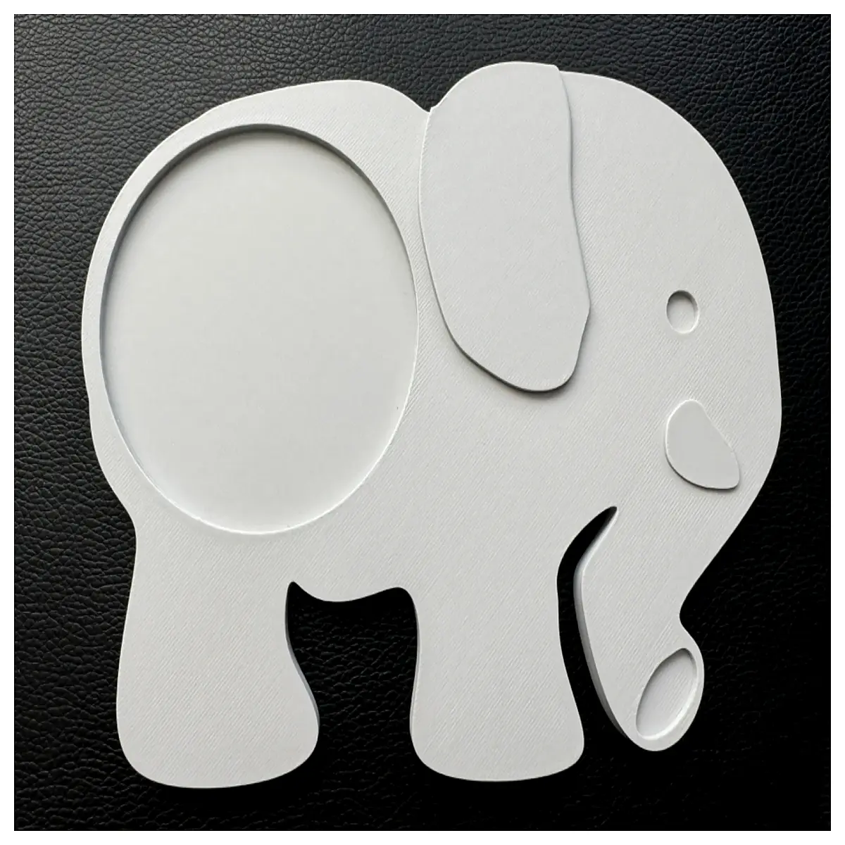 cute elephant coaster set silicone non slip drink mat for coffee table kids room decor gift
