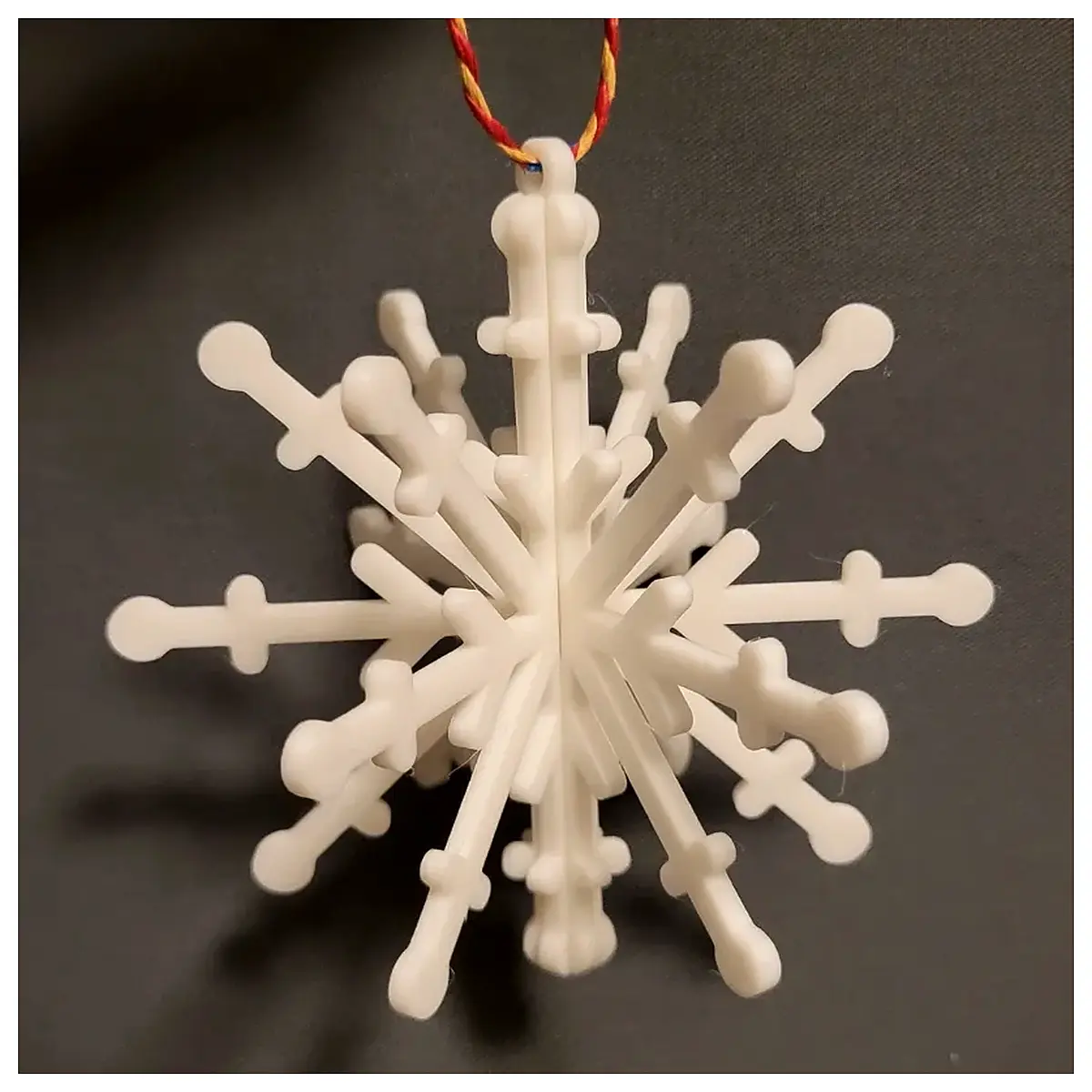 snowflake ornaments for christmas tree 10cm hanging decorations winter holiday decor