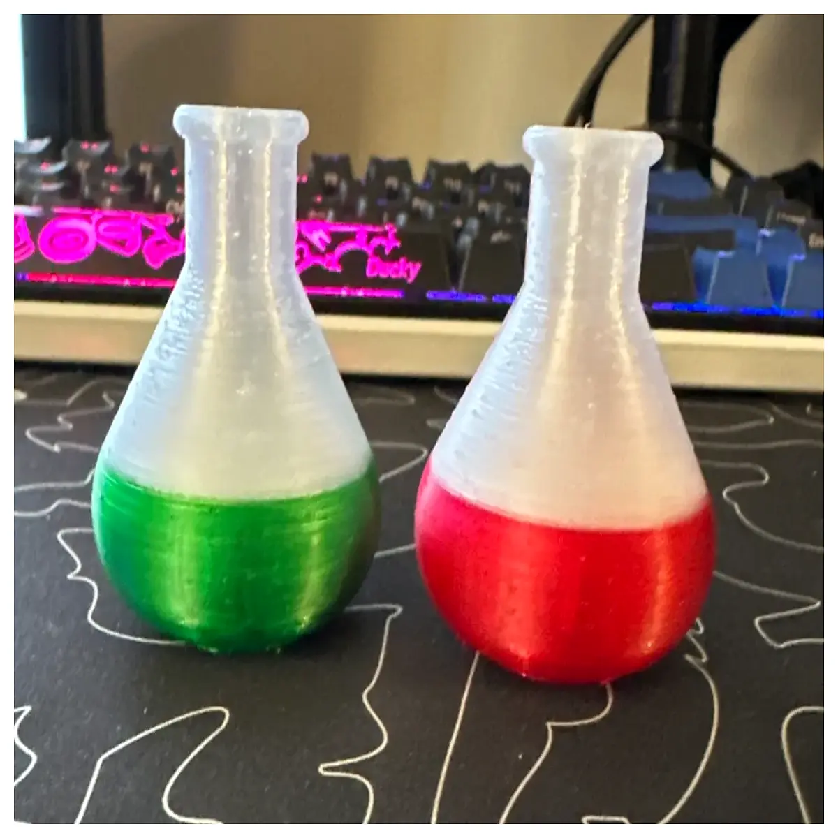 glass round bottom flask with ground glass joint for chemistry lab distillation reflux setup