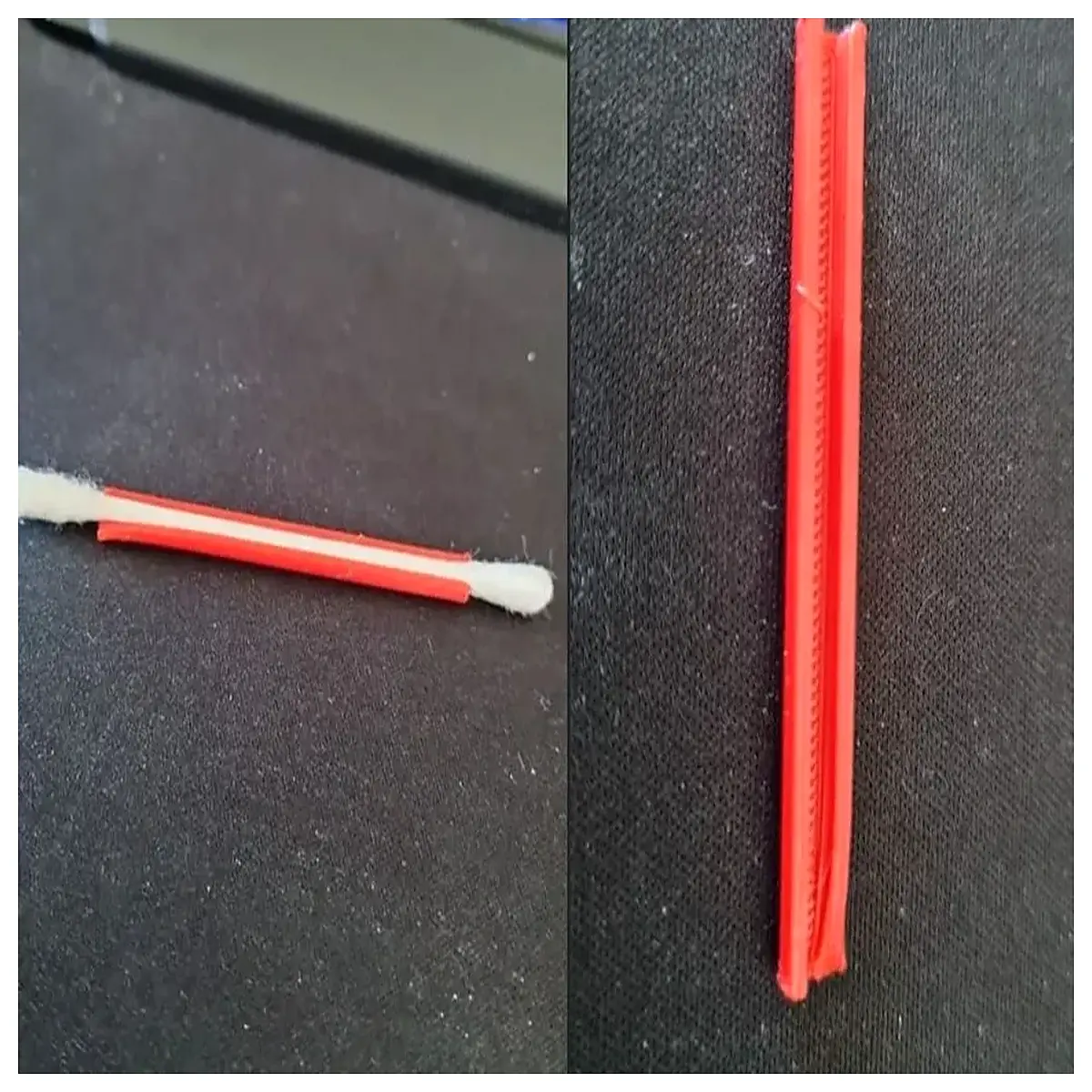 eco friendly cotton swabs with reinforced plastic sticks for cleaning and makeup application