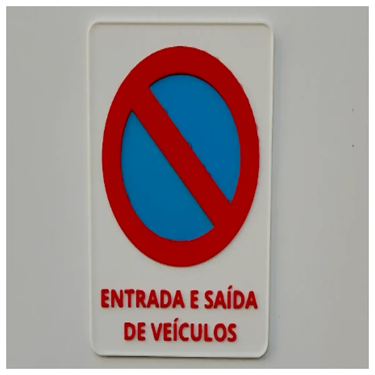 no parking zone sign vehicle entrance exit barrier gate warning sticker reflective safety decal