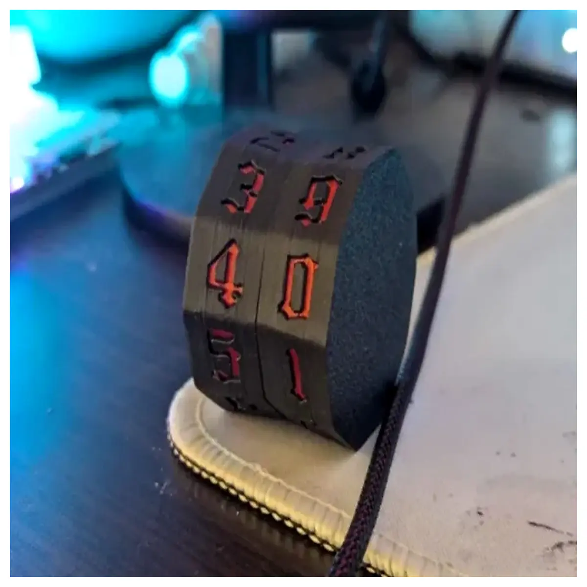 magnetic life counter quick release point