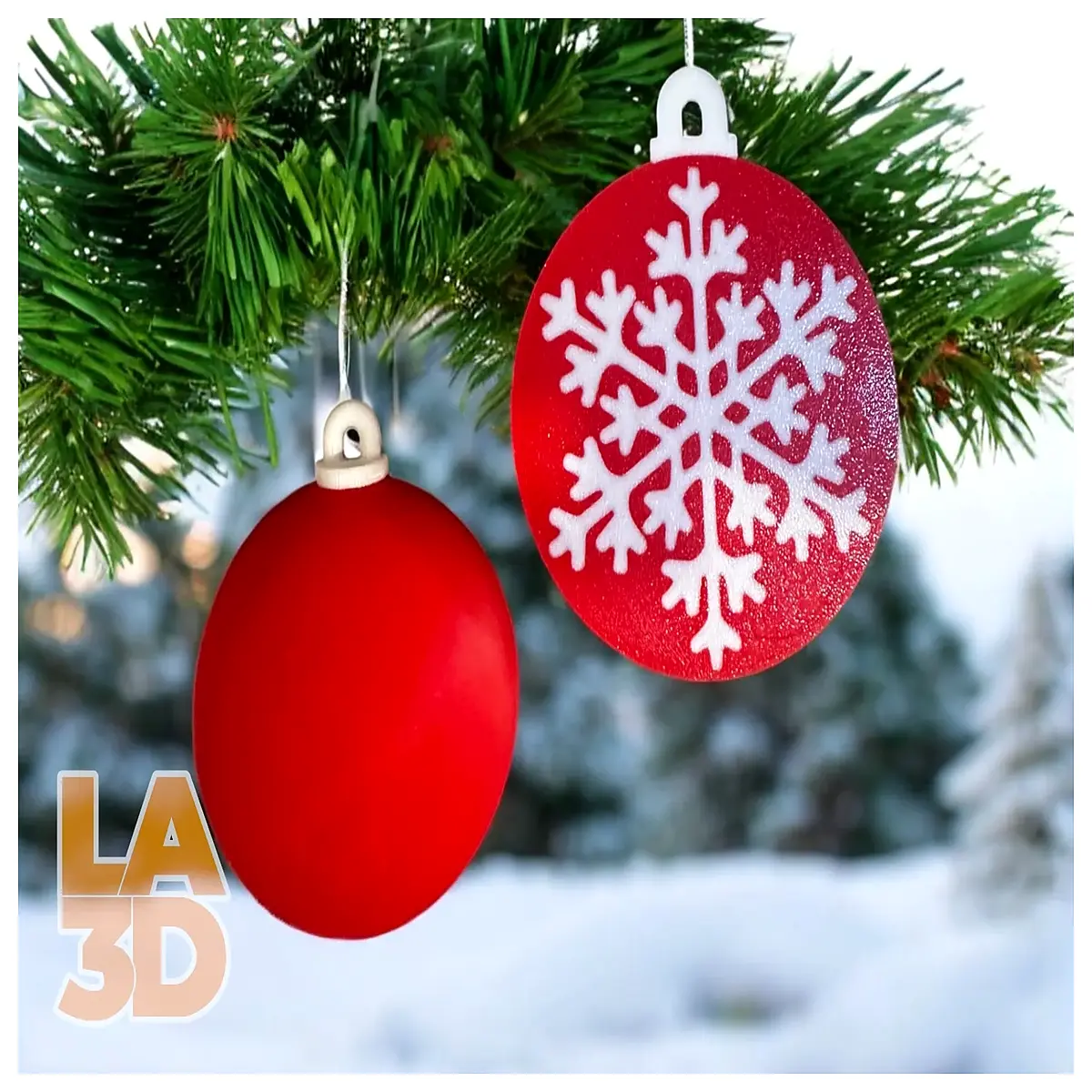 snowflake snowman christmas baubles ornaments set 12pcs hanging tree decorations