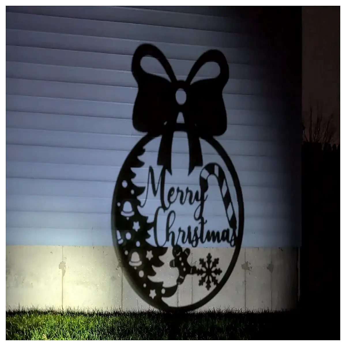 christmas shadow projector show holiday room decor festive ambiance