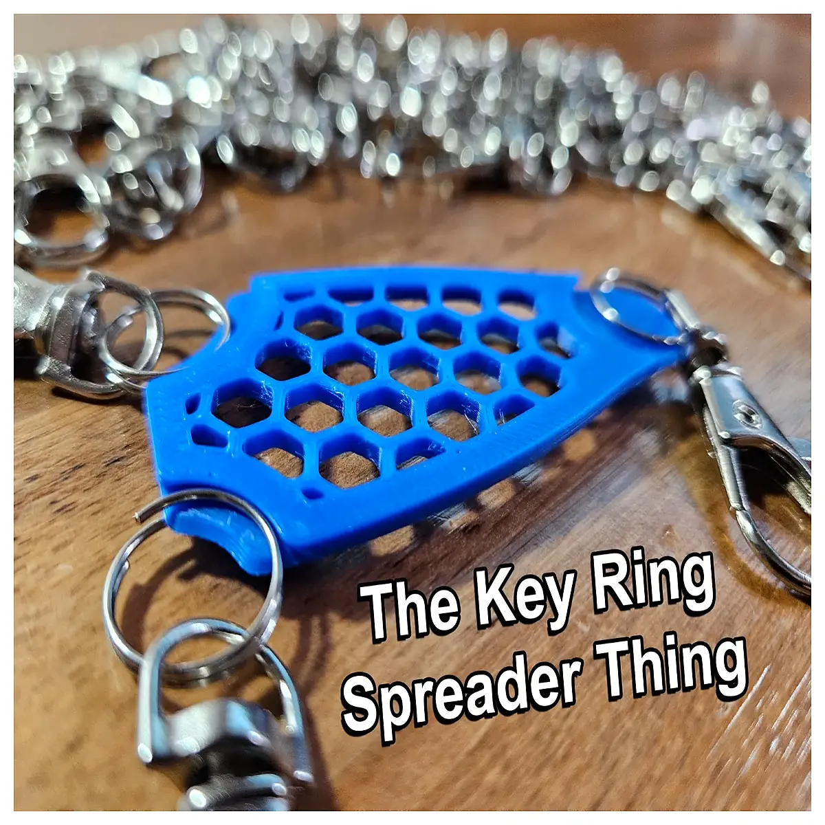 key ring opener tool for tight split rings keychain remover device metal key holder separator gadget