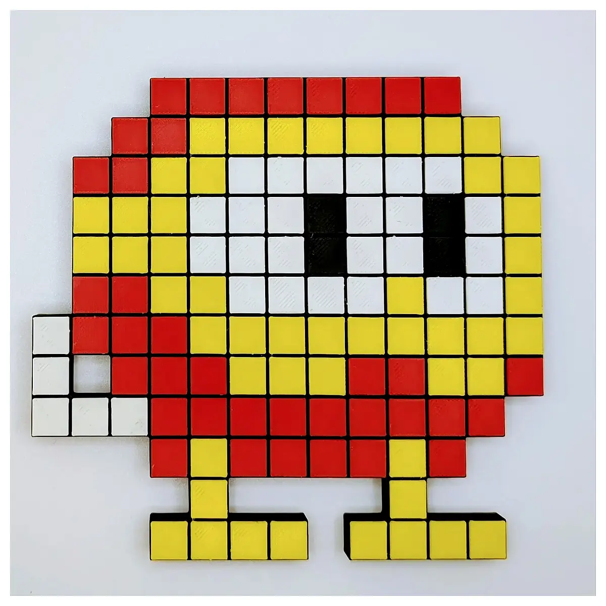 retro arcade pixel art statue collectible figure mr dig puka gaming decor