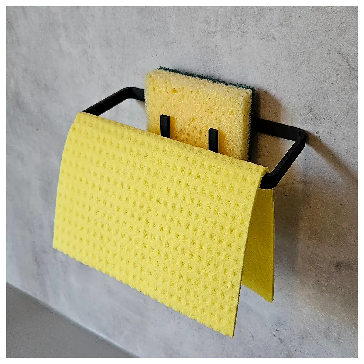 wall mounted sponge holder bathroom organizer rack for dish soap dispenser and loofah storage