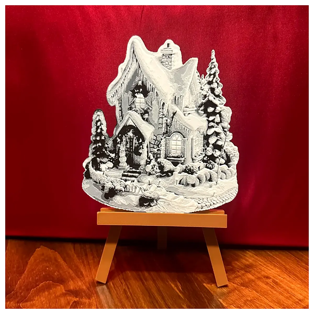 26h christmas morning cabin aesthetic video loop cozy winter atmosphere for tiktok