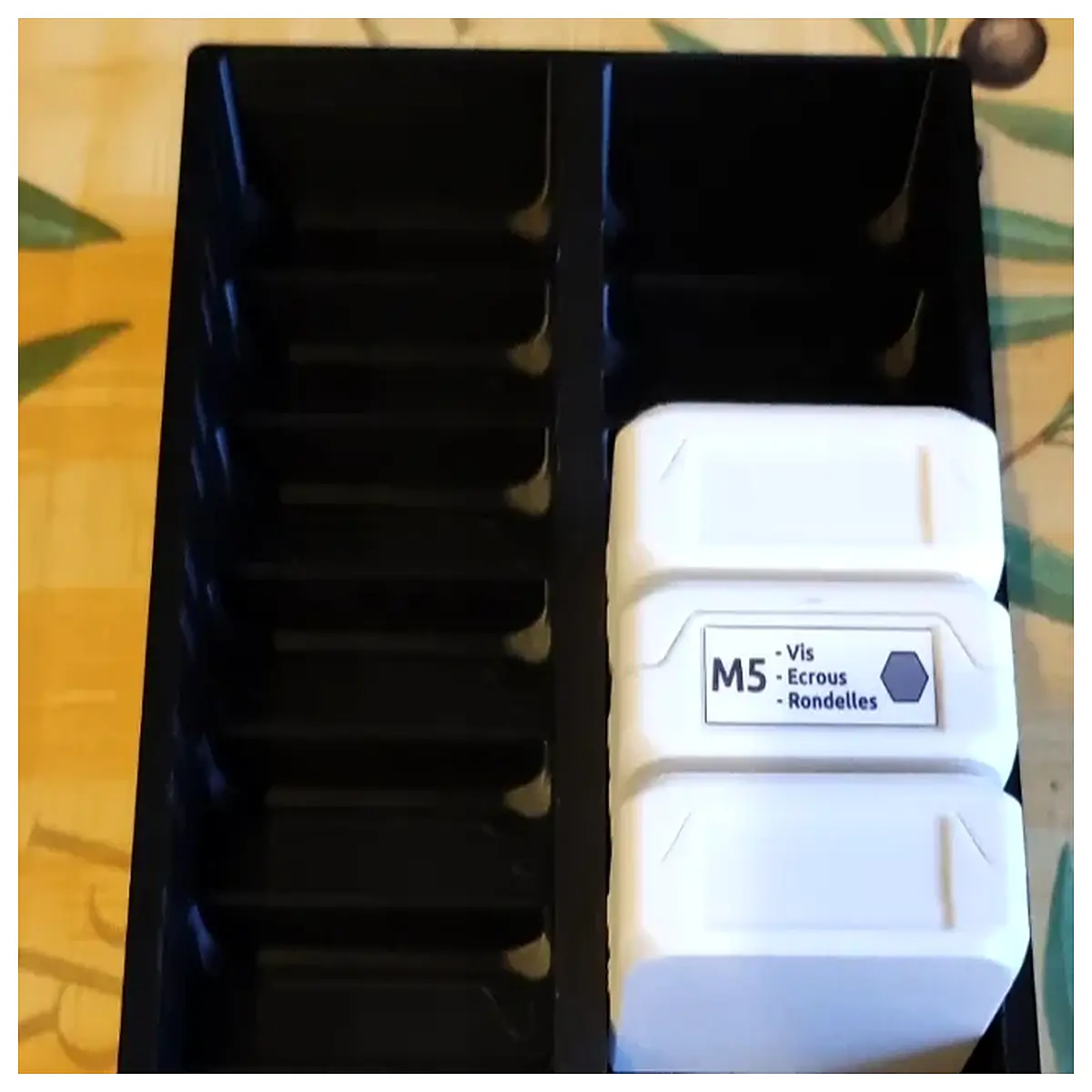 small parts organizer tray for screws bolts nuts hardware storage drawer insert