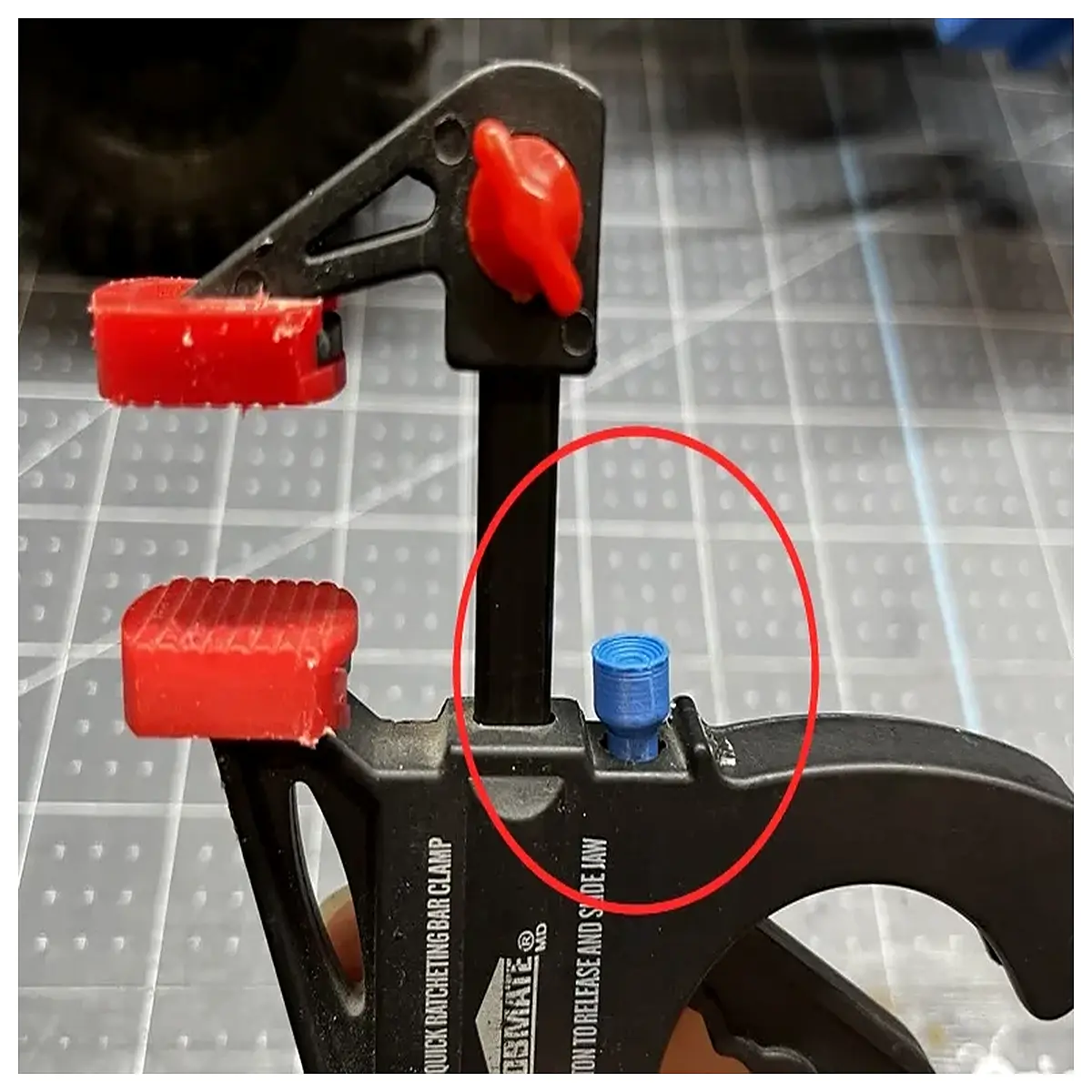 mini bar clamp thumb screw knob for guitar headstock tuning peg adjustment hardware