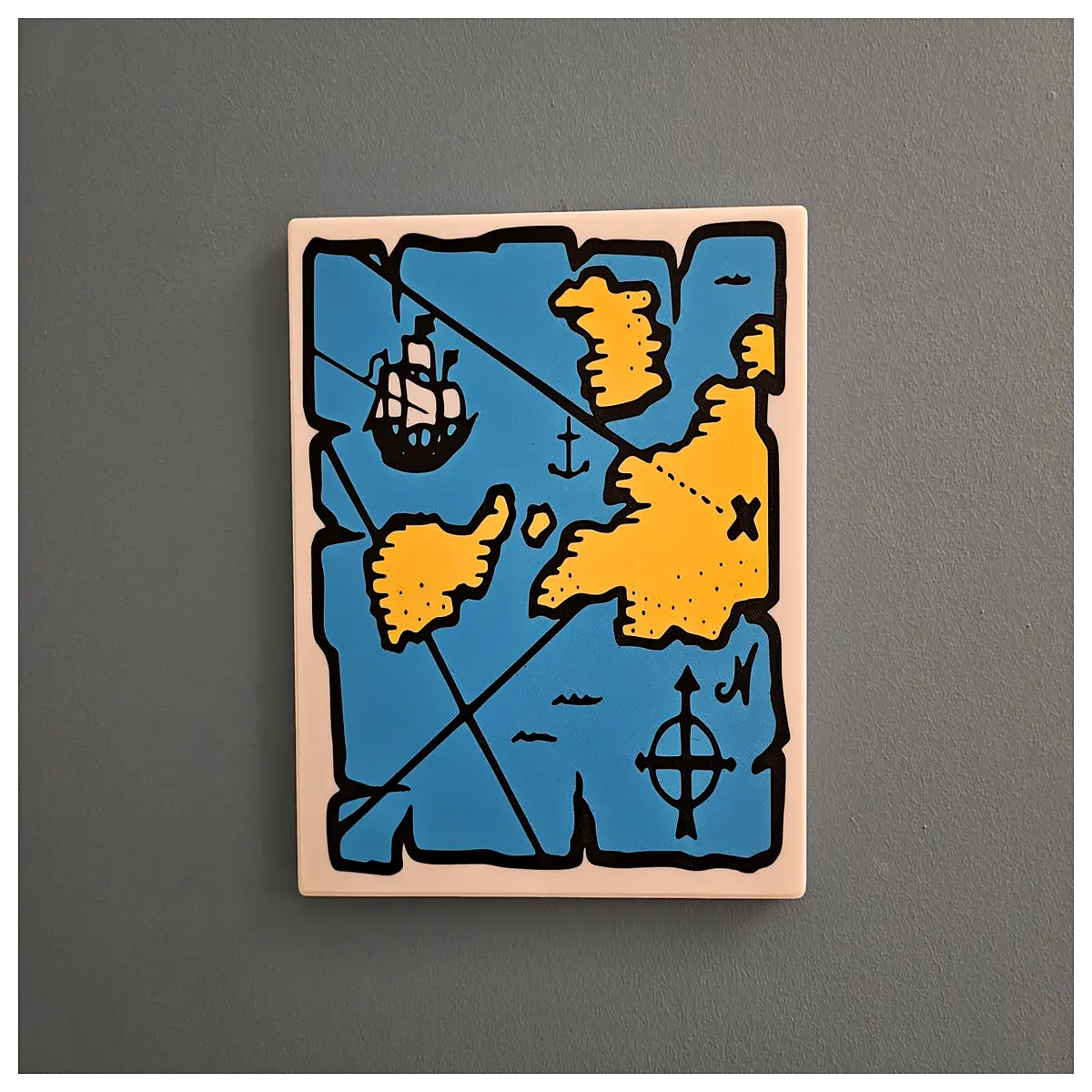 pirate treasure map prop for kids birthday party decoration pirate ship adventure game accessories cosplay costume props