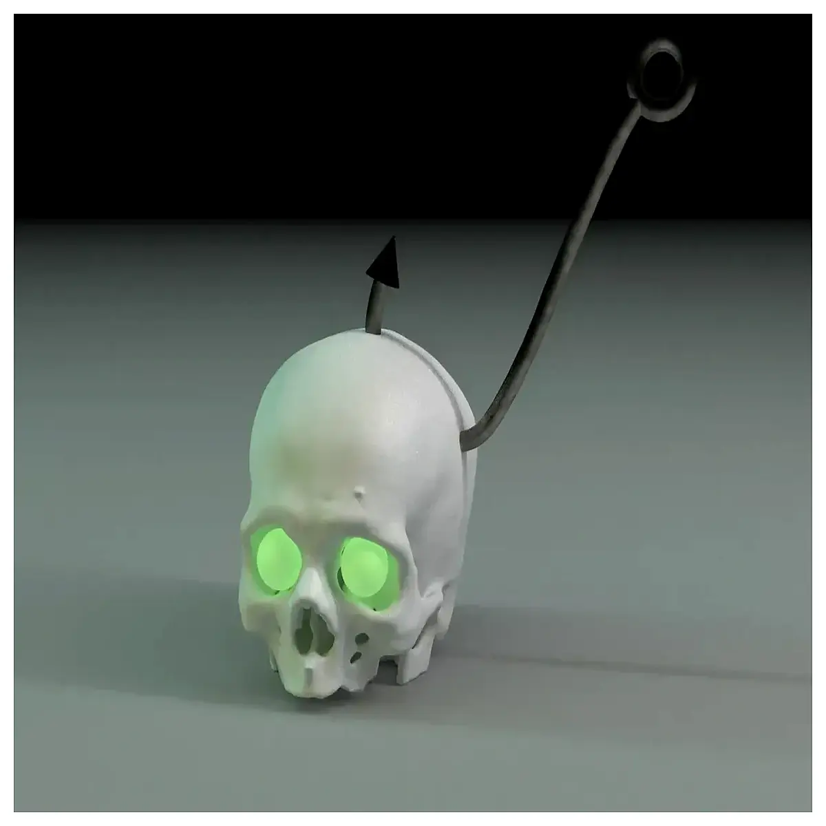 halloween hook hand prop with glowing skull eyes scary skeleton accessory for haunted house decor and costume party favors