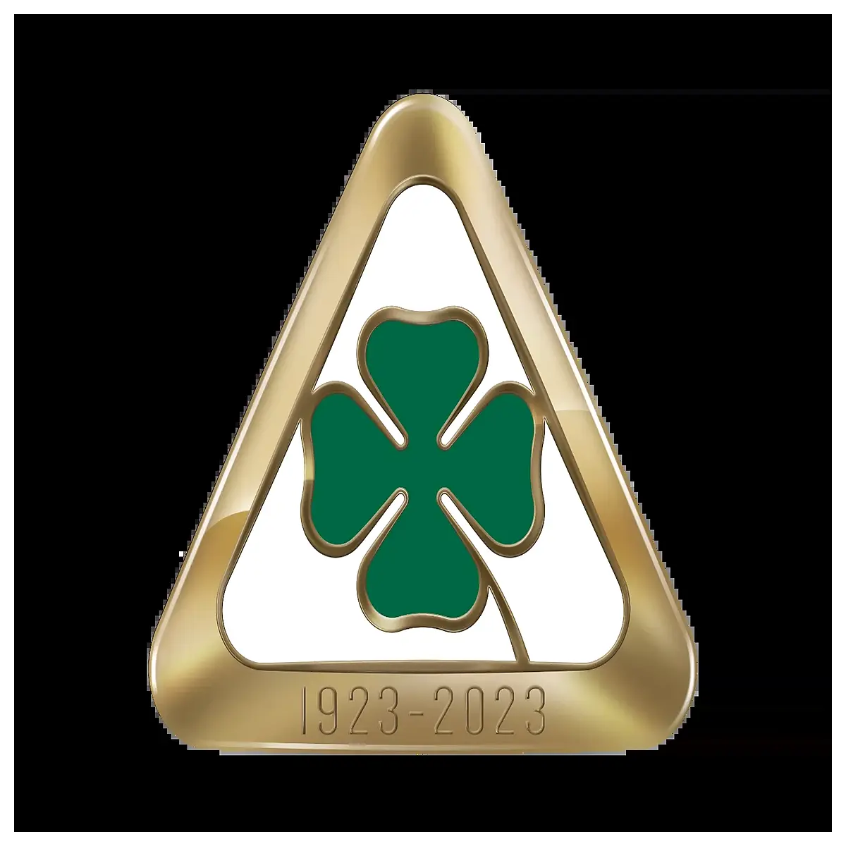 quadrifoglio 100th anniversary badge emblem sticker decal