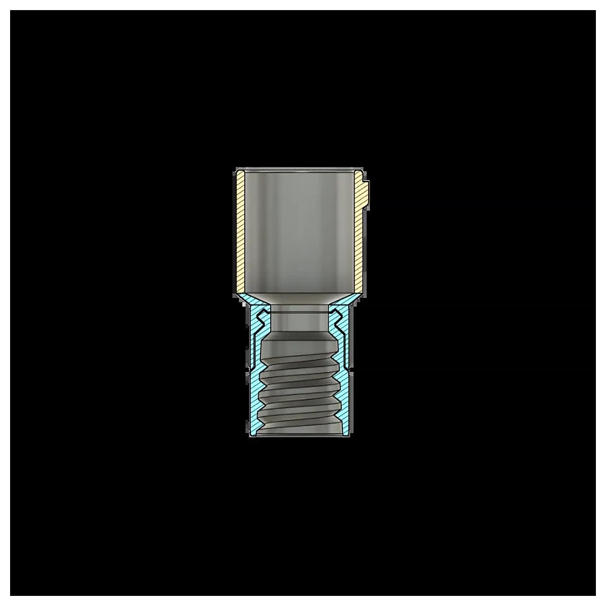 osvac h20 to f38 male adapter hose connector fitting plumbing pipe coupling