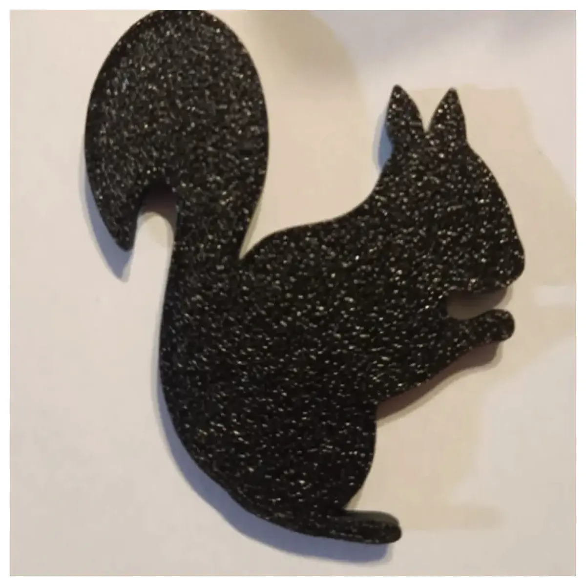 squirrel silhouette magnet woodland animal fridge sticker rustic cabin decor gift nature lover kitchen accessory