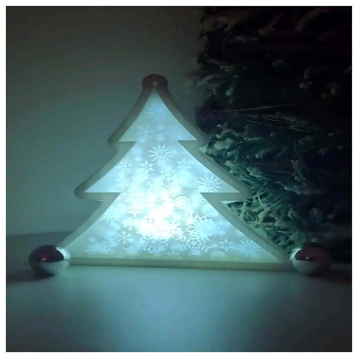 printed christmas window clings with backlight glow holiday home decor stickers