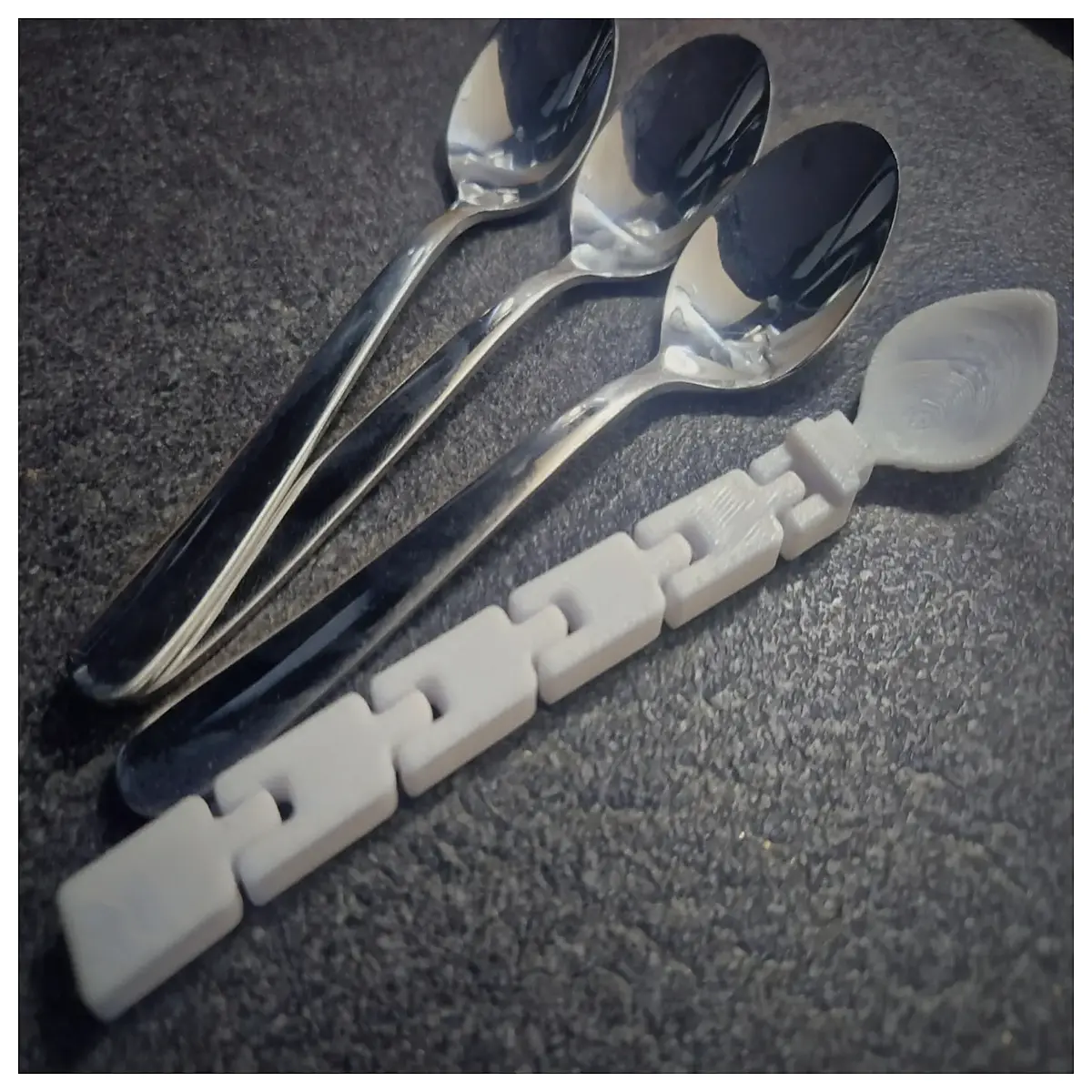 portable folding spoon for camping hiking travel utensil lightweight stainless steel outdoor eating tool