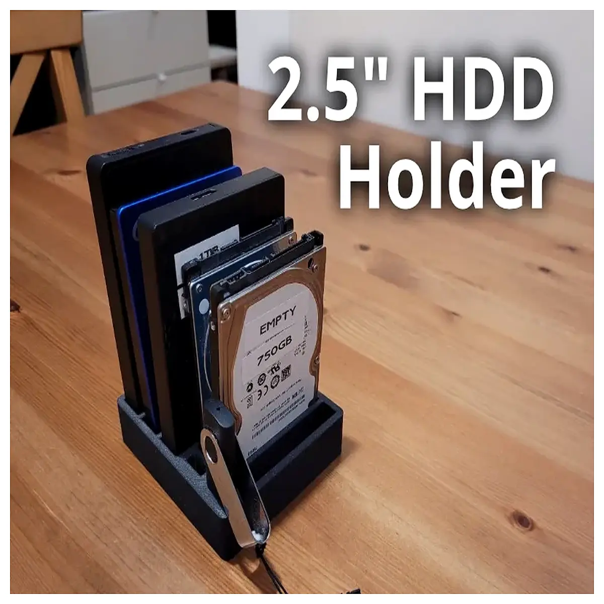 25 bay external hard drive enclosure shelf organizer rack for 3 5 inch hdd storage